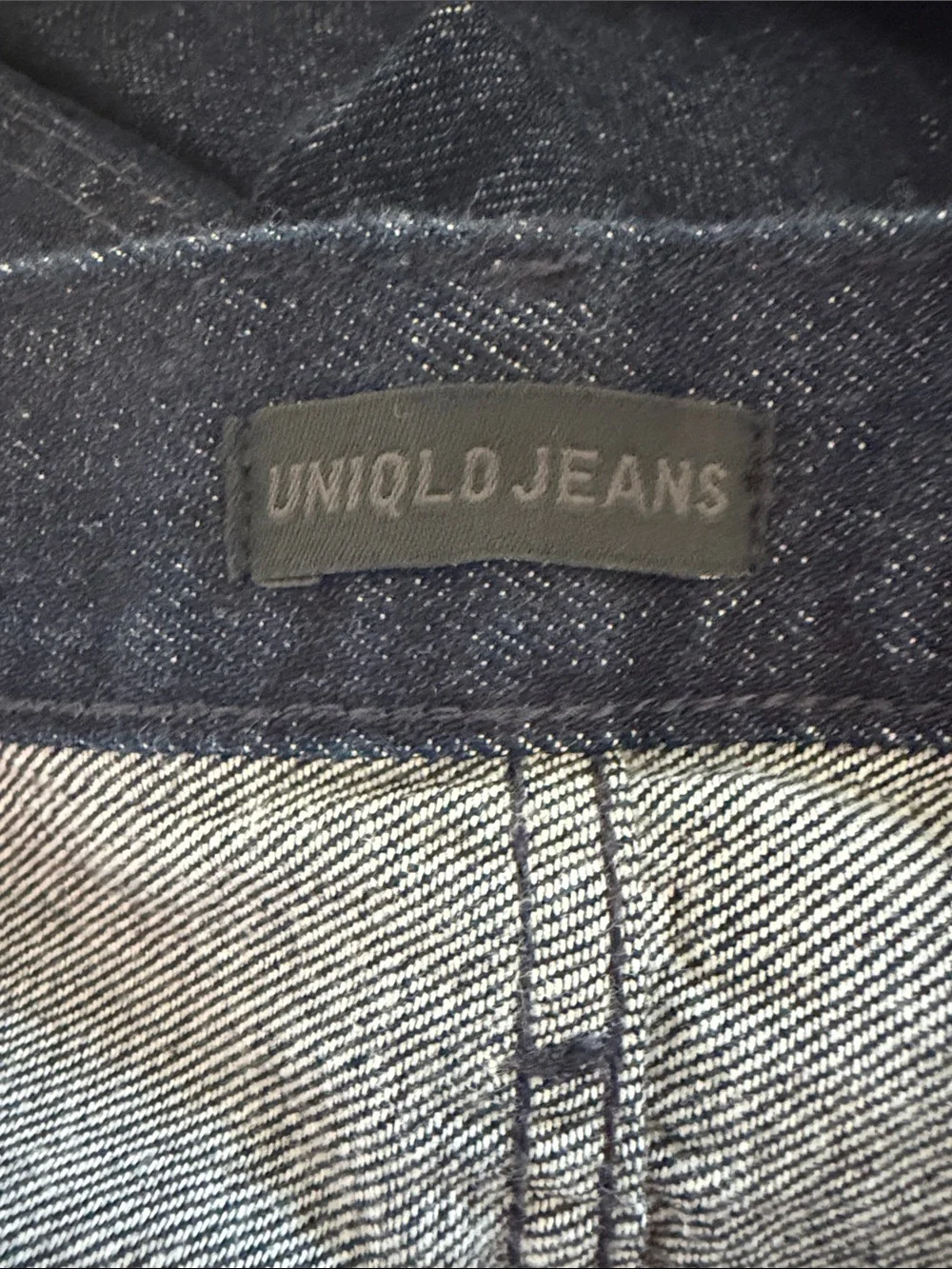 Uniqlo Wide Straight Jeans (Longer) Dark Wash size 32